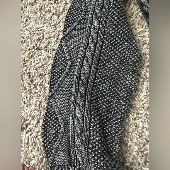 No Boundaries 100%Cotton long Sleeve Sweater-Textured Cable & Diamond Knit - Picture 3 of 6